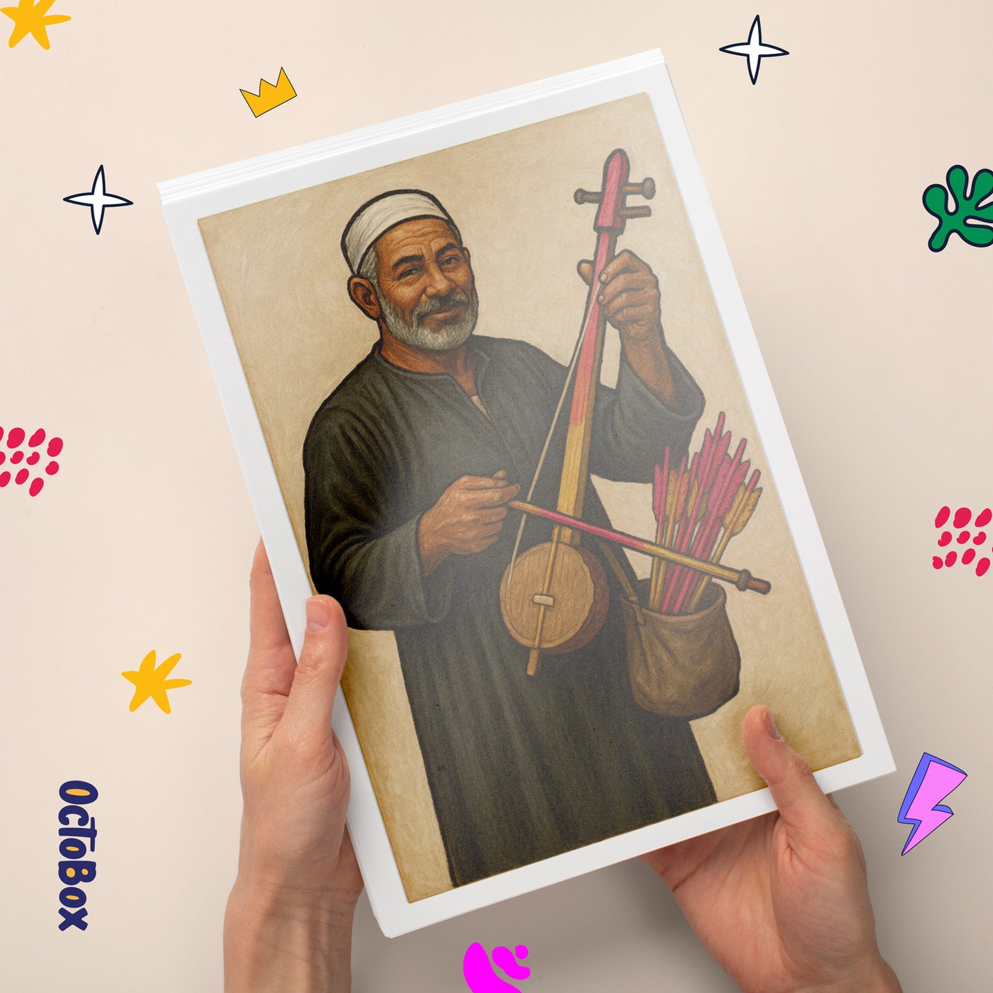 Egyptian Man Selling Rababa