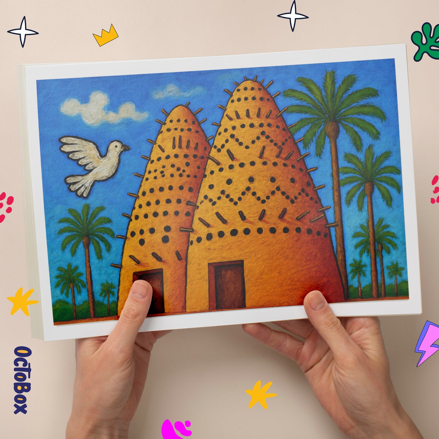 Egyptian Two Towers Landscape