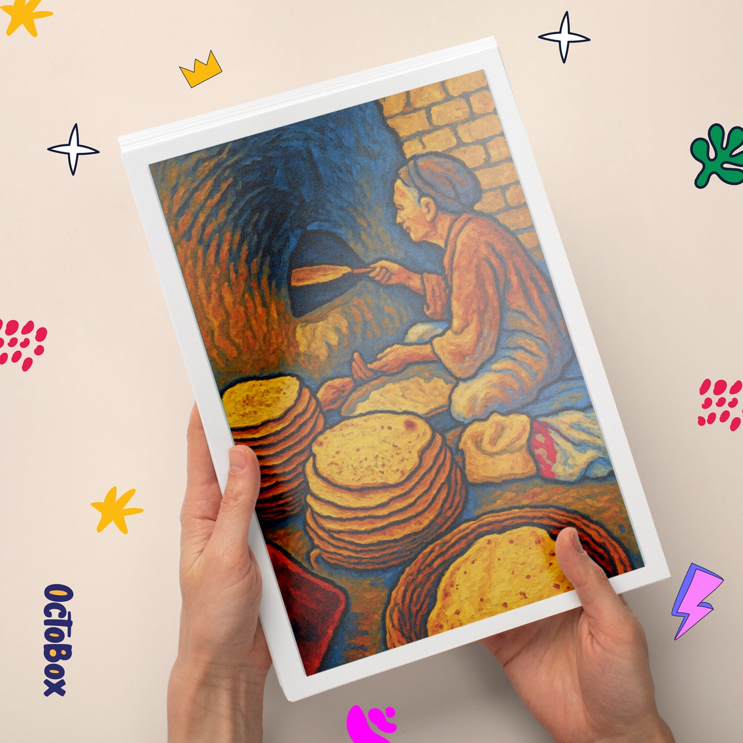 Egyptian Woman Baking