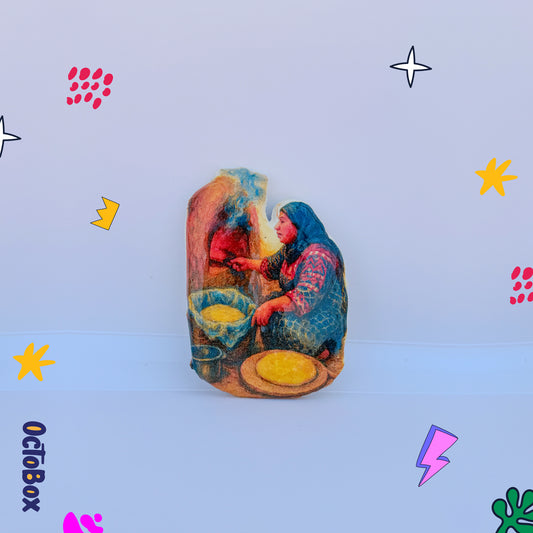 Egyptian Woman Baking