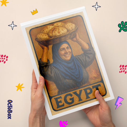 Egyptian Woman Holding Bread