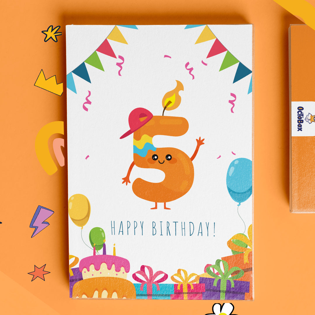 Five Years Male Happy Birthday