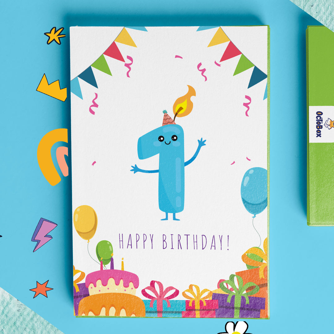 One Year Male Happy Birthday