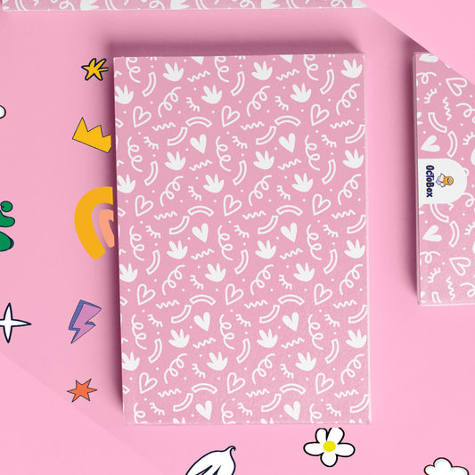 Pink Patterned Hearts