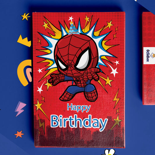 Spiderman Birthday Card