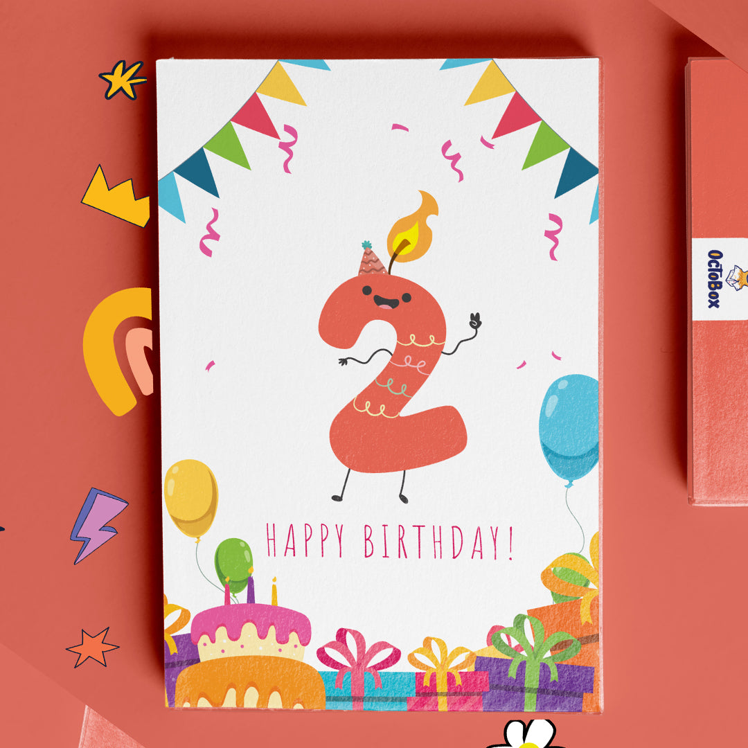 Two Years Female Happy Birthday