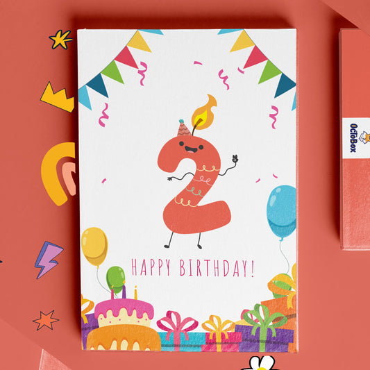 Two Years Female Happy Birthday