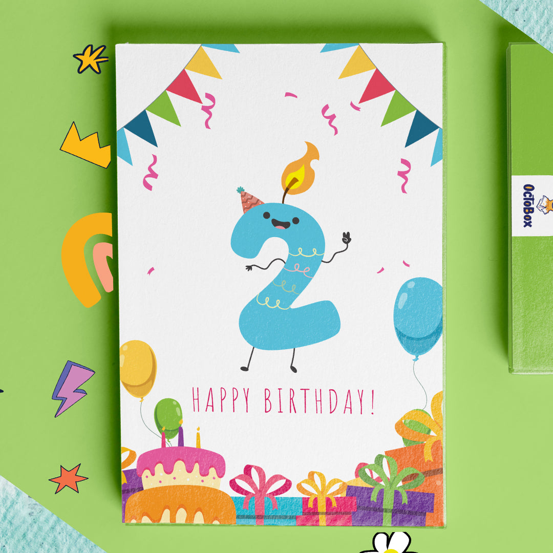 Two Years Male Happy Birthday