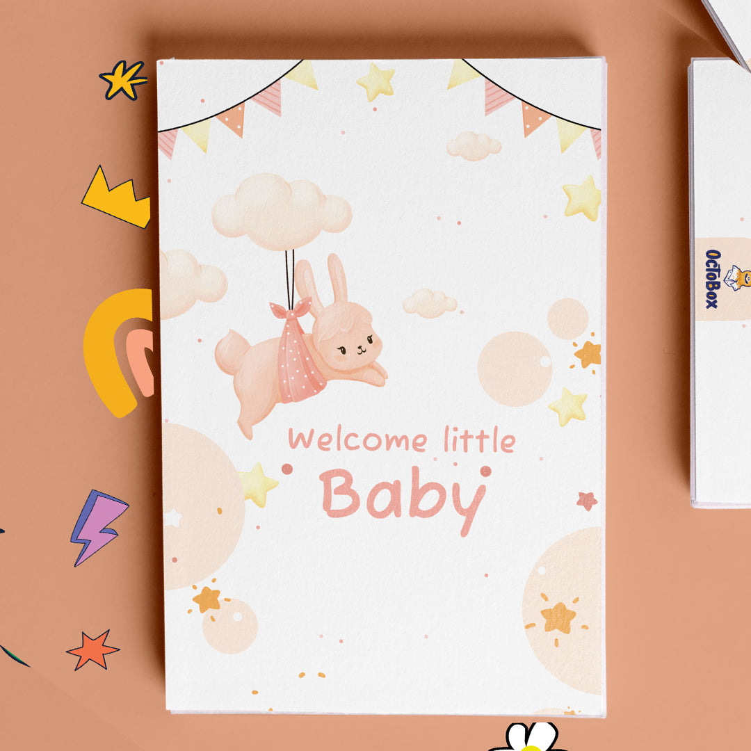 Unisex Nude Colour Welcome Baby