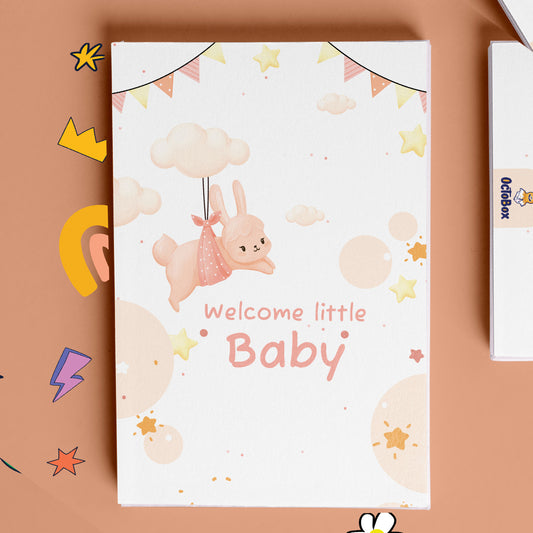 Unisex Nude Colour Welcome Baby