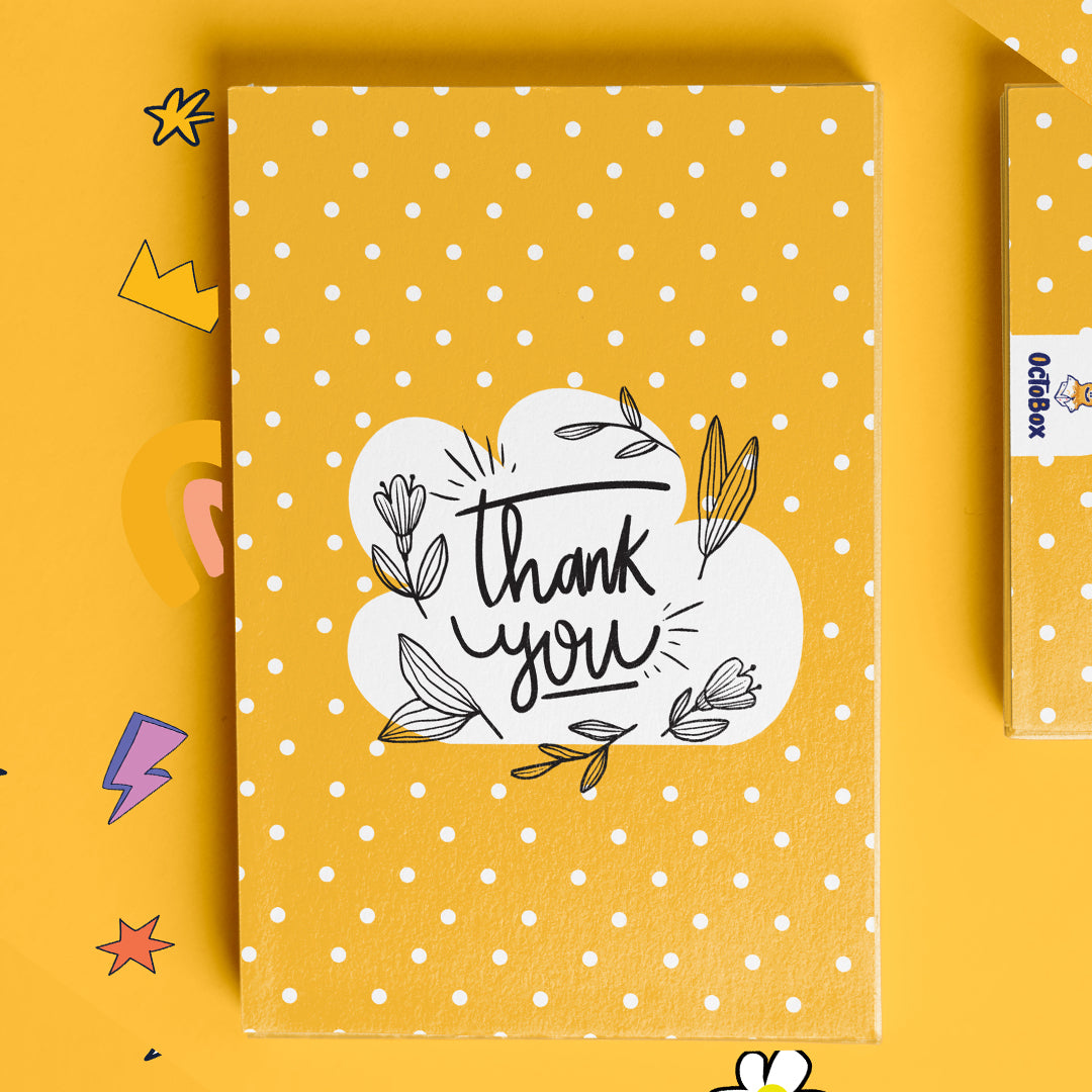 White Dotted Yellow Happy Birthday with Butterflies