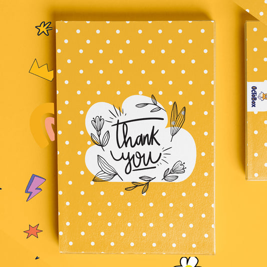 White Dotted Yellow Happy Birthday with Butterflies