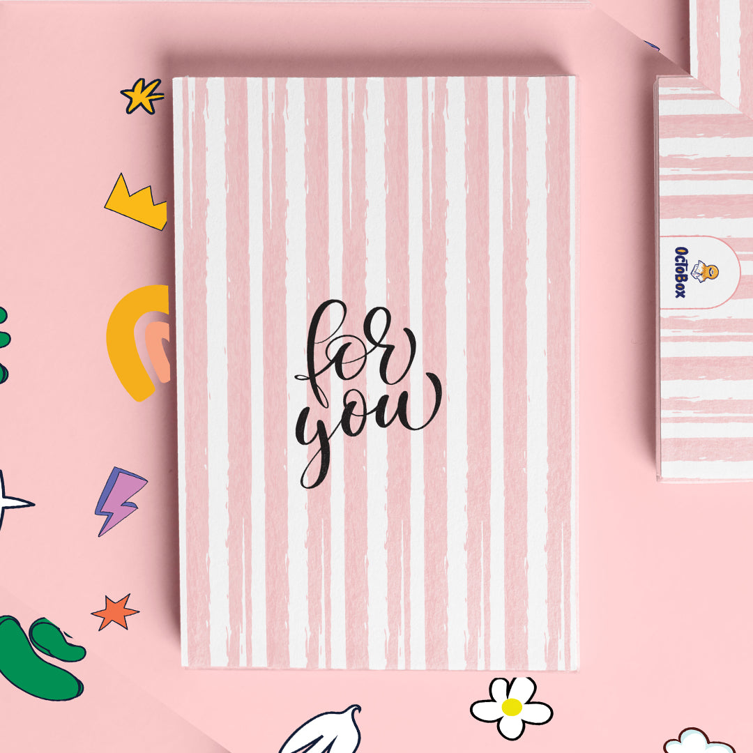 White Pink Stripes For You