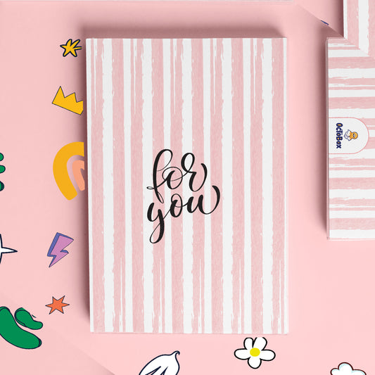 White Pink Stripes For You